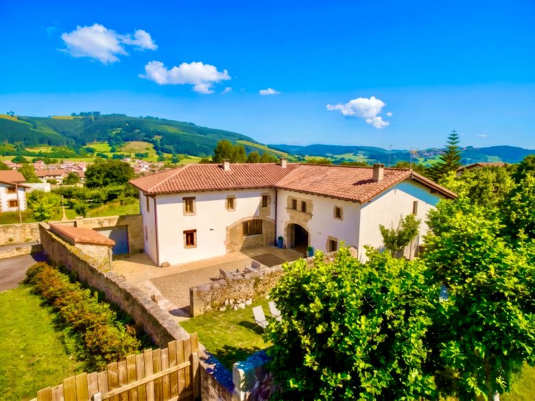 Vista de la casona desde Dron
